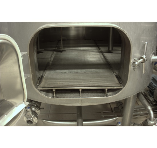 Stainless steel slotted sieve plate for lauten tank for wort draining