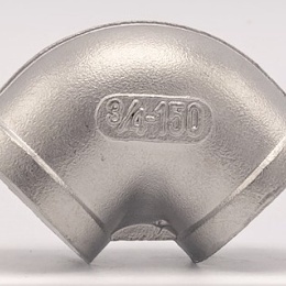 stainless steel  Elbow threaded / type 301_ 90°  3/4"