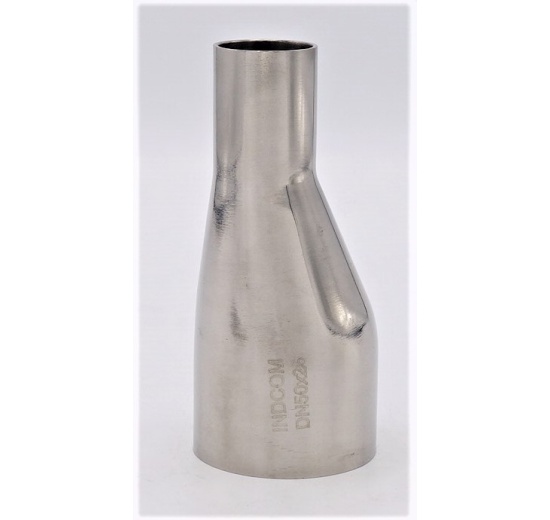 Eccentric reducer, welding, long DN 50/25