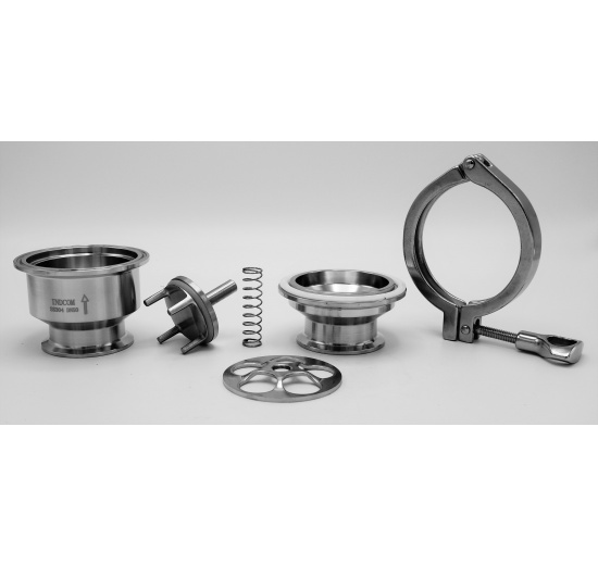 Check Valve, CLAMP C-C DN50, stainless steel