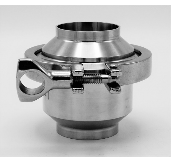 check valve, welded type DN50, stainless steel