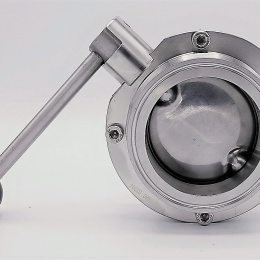 Clamp butterfly valve DN 80