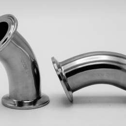 CLAMP DIN 32676  seamless elbow 45°, DN32