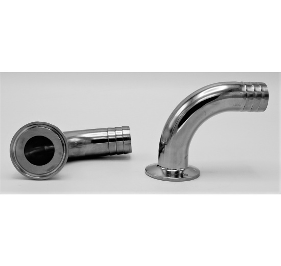 Clamp Hose Adapter 90°| DN25