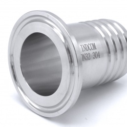 Clamp Hose Adapter Short Tri-CLAMP connection DIN 32676 beverage industry food production