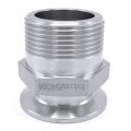 CLAMP Threaded Adapter, Outer Thread (nipl) Food and Beverage processing Humpolec