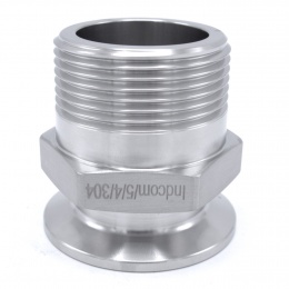CLAMP Threaded Adapter, Outer Thread (nipl) Food and Beverage processing Humpolec