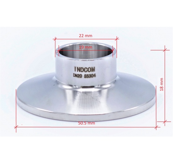 Clamp Welded Ferrule DN20 (K50.5)