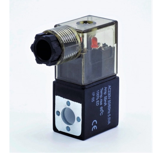 Coil For Solenoid Valve 3/2, G 1/8", AC230V