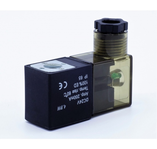 Coil For Solenoid Valve 3/2, G 1/8", DC24V