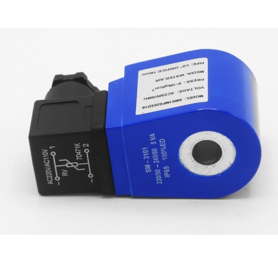 Coil For Stainless Steel Solenoid Valve 2/2, G 1/2" | AC230V, NC