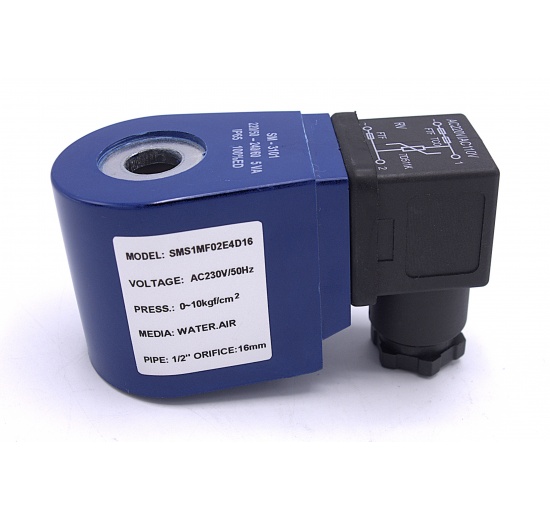 Coil For Stainless Steel Solenoid Valve 2/2, G 1/2" | AC230V, NC