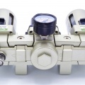 Combined units for compressed air treatment (filter + regulator + lubricator) G 3/8"