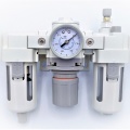 Combined units for compressed air treatment (filter + regulator + lubricator)
