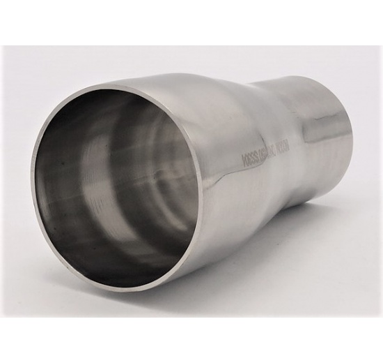 Concentric reducer, welded S-S, long | DN 65/50, stainless steel fittings
