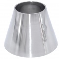 Concentric reducer, welded S-S, short, stainless steel