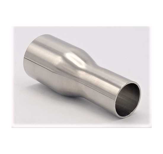 Concentric reducer, welding, long DN 40/25 stainless steel fittings