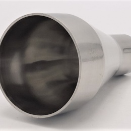 Concentric reducer, welding, long DN 65/32, stainless steel components