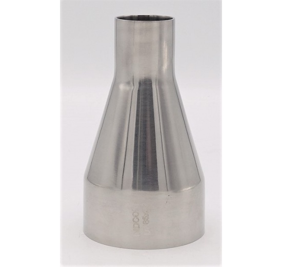 Concentric reducer, welding, long DN 65/32, stainless steel fittings