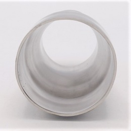 Concentric reducer, welding S-S, long DN 65/50, stainless steel