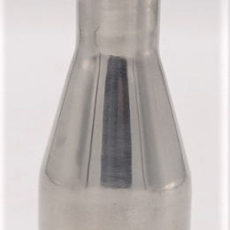 Concentric reduction, welded, long DN 50/25, stainless steel