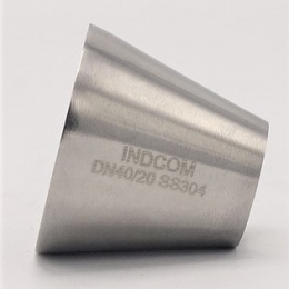 Concentric reduction, welding, short DN 40/20