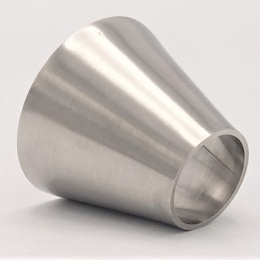 Concentric reduction, welding, short DN50/25 stainless steel