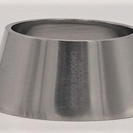 Concentric reduction, welding, short DN50/40, stainless steel