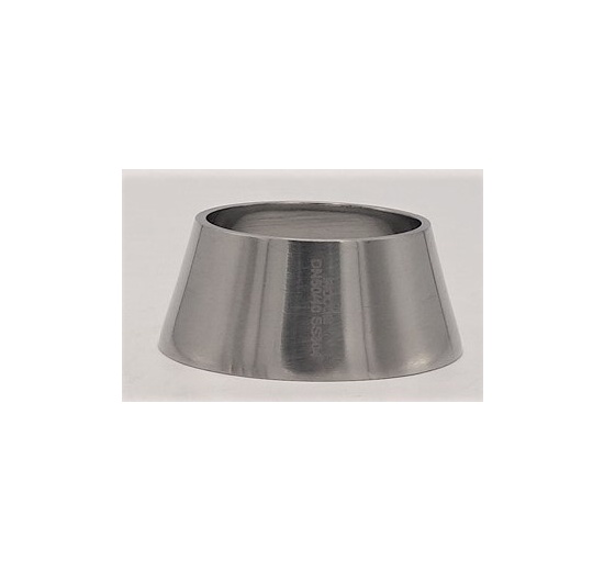 Concentric reduction, welding, short DN50/40, stainless steel