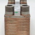 Copper brazed plate heat exchanger