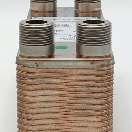 Copper brazed plate heat exchanger