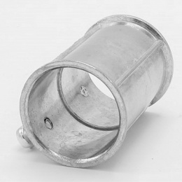 Coupling for 1 "steel pipes, mounting and anchor system