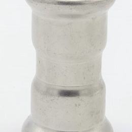 Coupling Press Fittings, Stainless Steel, F/F F 22 mm