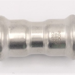 Coupling Press Fittings, Stainless Steel, F/F F 22 mm