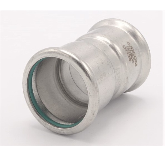 Coupling Press Fittings, Stainless Steel, F/F F 35 mm