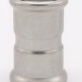 Coupling Press Fittings, Stainless Steel, F/F F|42 mm