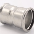 Coupling Press Fittings, Stainless Steel, F/F F|54 mm