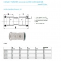 Coupling Press Fittings, Stainless Steel, F/F