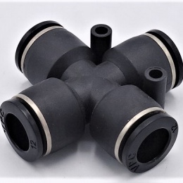 Coupling X DN 10mm, pneumatic components, plastic