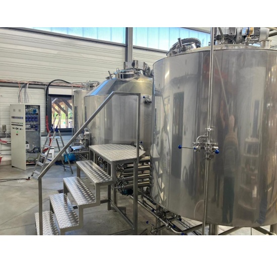 customized 3 vessel brewing house