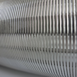Cylinder Sieve - Wedge Wire Screen | OD 100 mm, screen 0.5 mm
