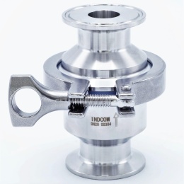 nerezová zpětná klapka, clamp připojení DN20 (límeček 50,5 mm)