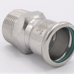 Pressing Reducer Stainless Steel /external thread (threaded adapter) |28 mm_1"