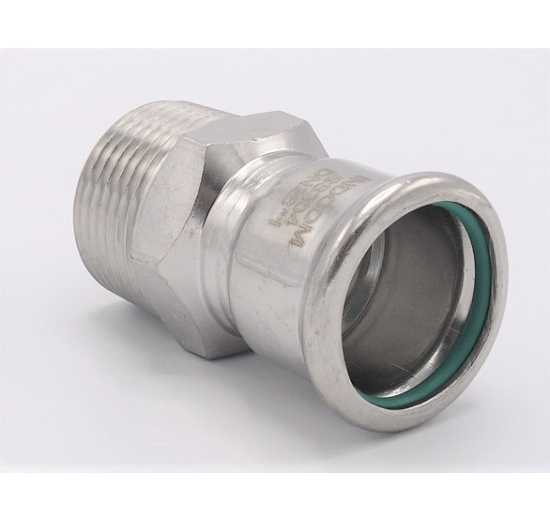 Pressing Reducer Stainless Steel /external thread (threaded adapter) |28 mm_1"