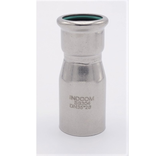 Lisovací redukce (redukovaná vsuvka) M/F 35/28 mm