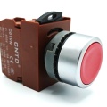 Button non-translucent - red, 1x NC contact