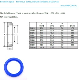 Převlečná matice dle DIN 11851 | DN40