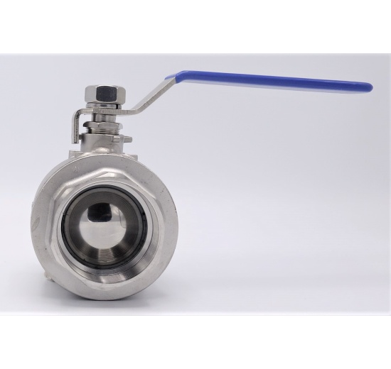 Stainless steel ball valve with full bore, two- piece | 2”