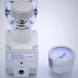 Reducing valve with fine regulation G 1/4", range 0.1-10 bar