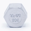 Stainless steel end cap, threaded, type 326 1/2"